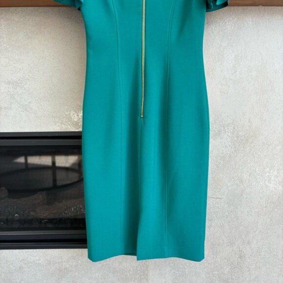 BADGLEY MISCHKA Flutter Sleeve Sheath Dress, Size 4 - Picture 9 of 12